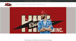 Desktop Screenshot of hillelectricinc.com